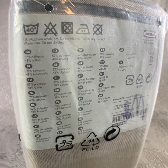 IKEA Ransby Striped Shower Curtain Multicolor71x71 - Picture 5 of 6